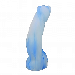 Фаллоимитатор SAMPSON голубой, 18 см
